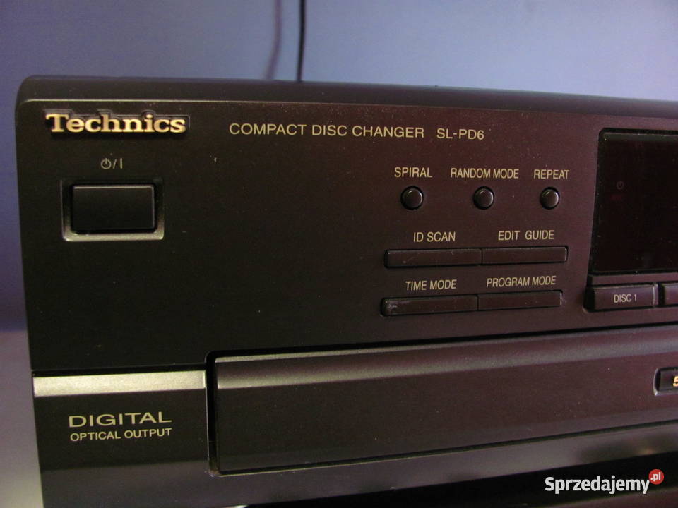 Odtwarzacz CD Technics SLPD6 zmieniarka na 5 sprzedam