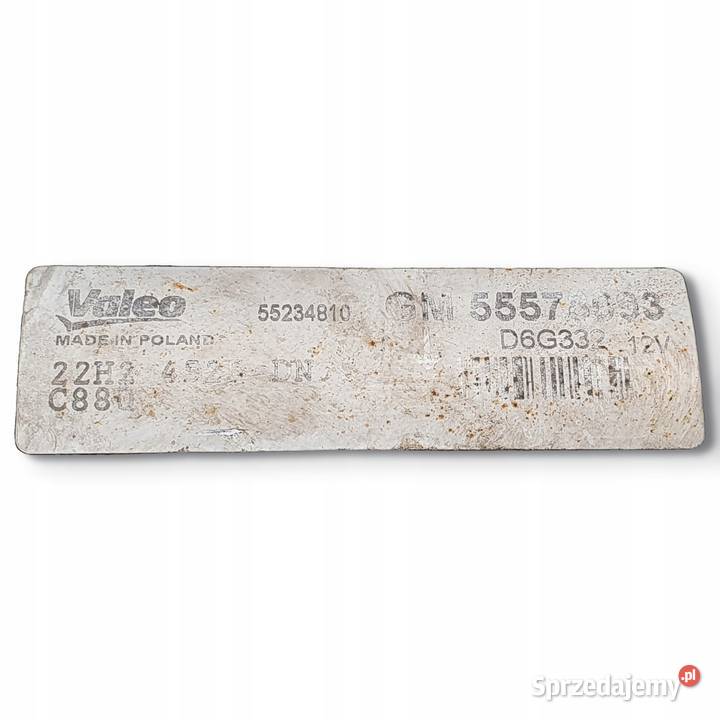 ROZRUSZNIK Opel Corsa D 13 CDTI 55234810 valeo Układ elektryczny silnika Chełm