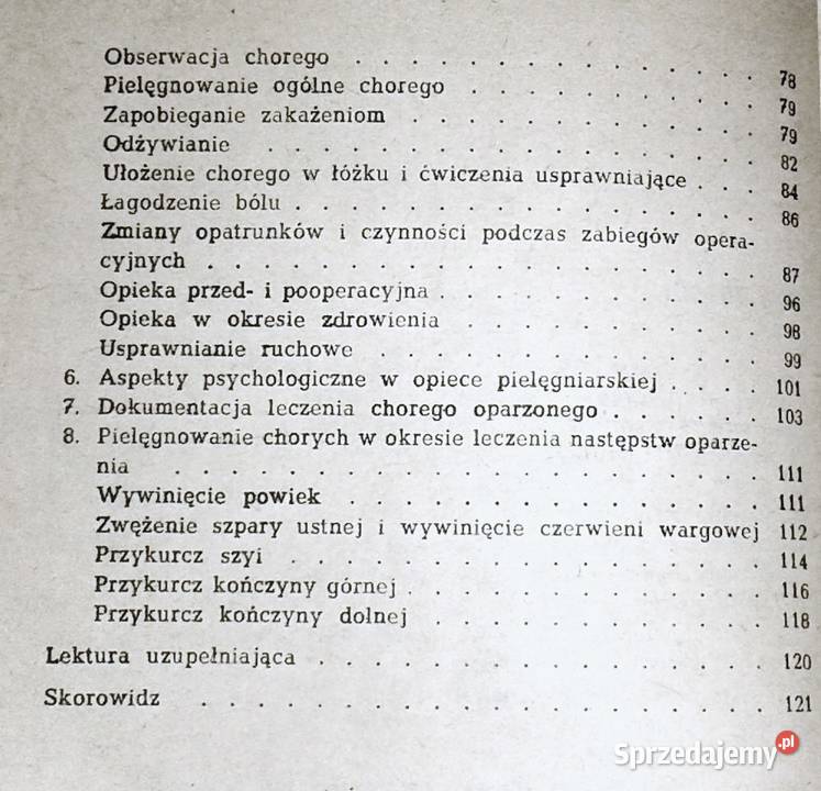 Pielęgnowanie w oparzeniach Tom 15 Jerzy L lubelskie Chełm