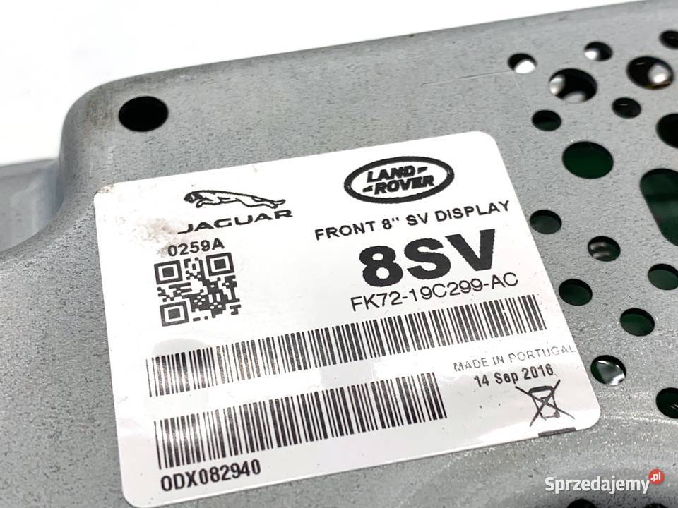 WYŚWIETLACZ JAGUAR FPACE FK7219C299AC EKRAN podkarpackie