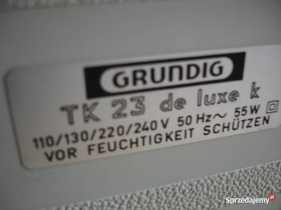 Magnetofon szpulowy GRUNDIG TK23 DE LUXE Zielona Góra