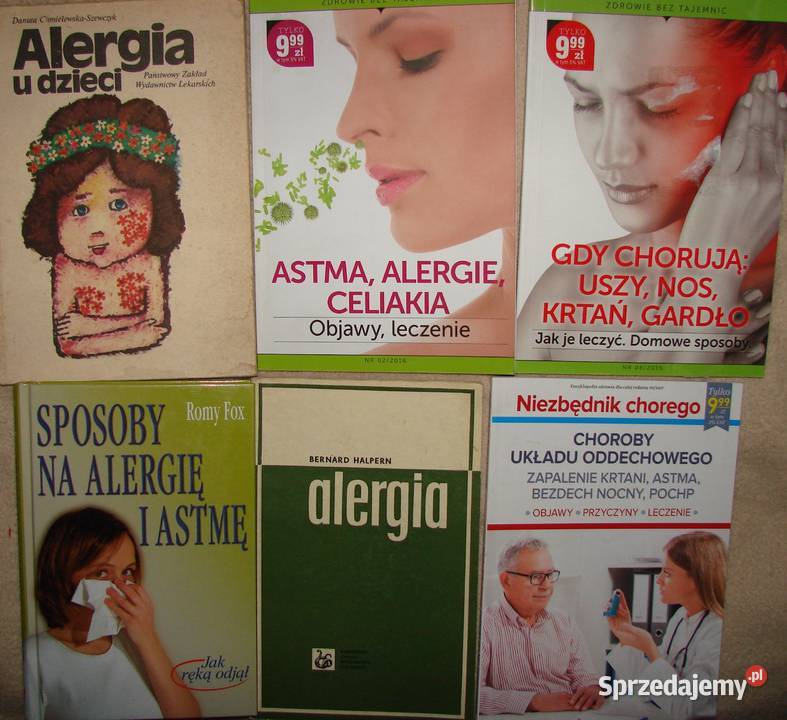 Alergia, astma - książki zdrowotne