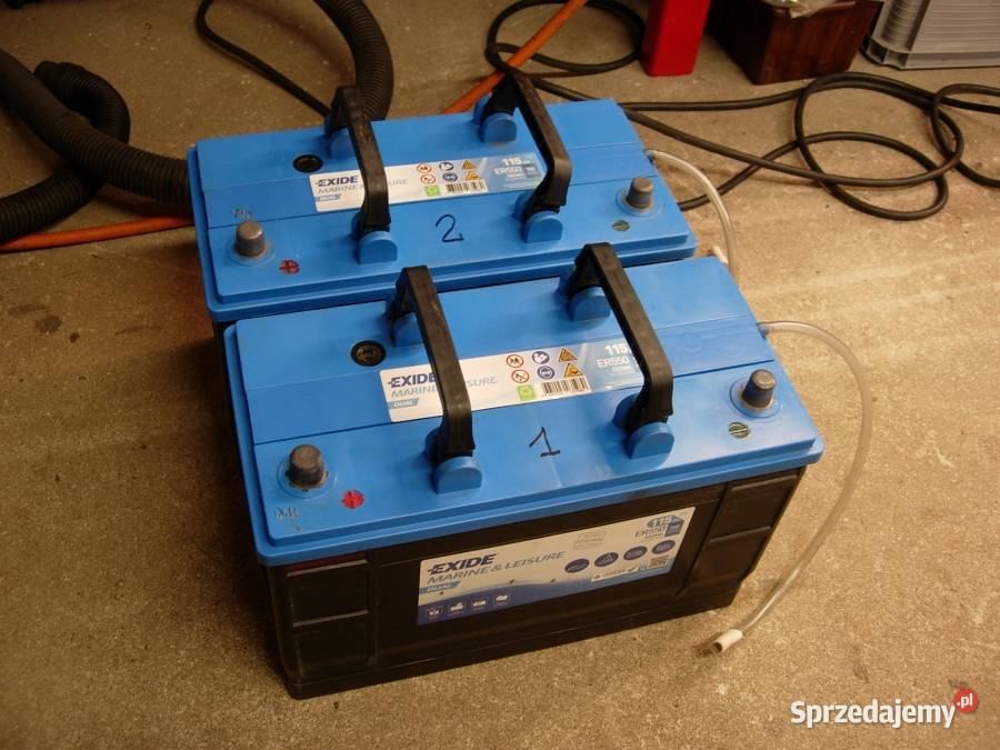 Akumulator Exide 12V 115Ah do kampera przyczepy Kampery podlaskie Białystok sprzedam