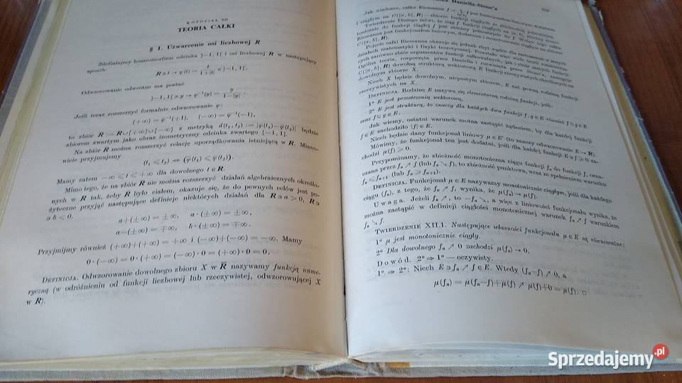 Analiza cz 1 Elementy Krzysztof Maurin twarda z obwolutą Gdańsk