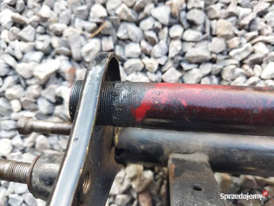 Przód motorynka z lampą widelec Maruszów