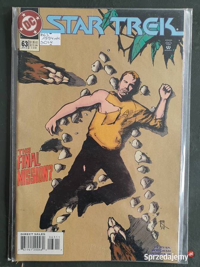 Star Trek Out Of Time The Alone 2 komiksy USA DC pomorskie Gdynia