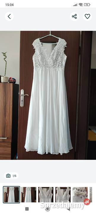 Sukienka ślubna rozmiar 3XL sprzedam