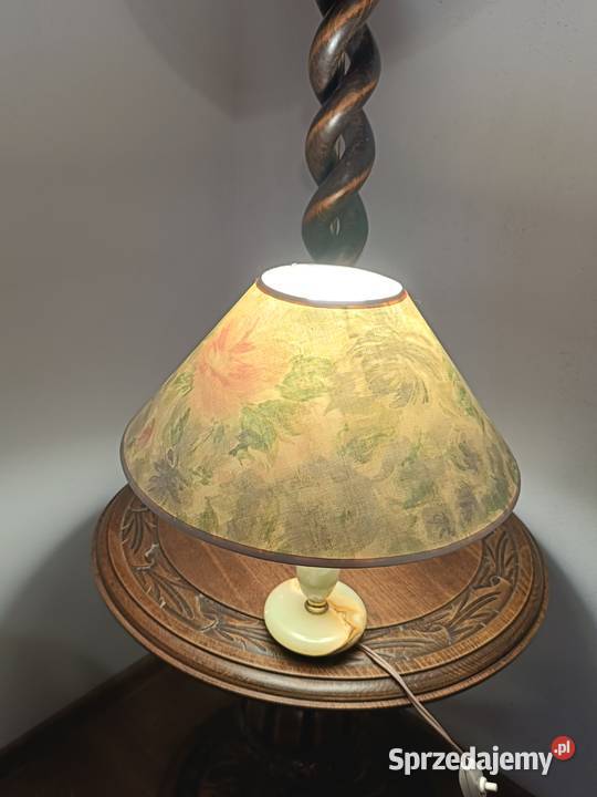 Lampa stołowa biurkowa na podstawie z onyksu Lipno