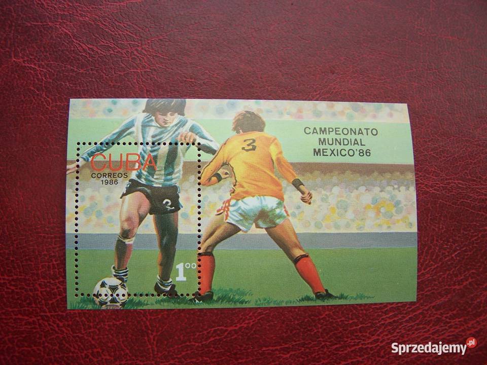 Kuba 1986 MNH Mi 297184 Sport Piłka nożna MŚ Tychy