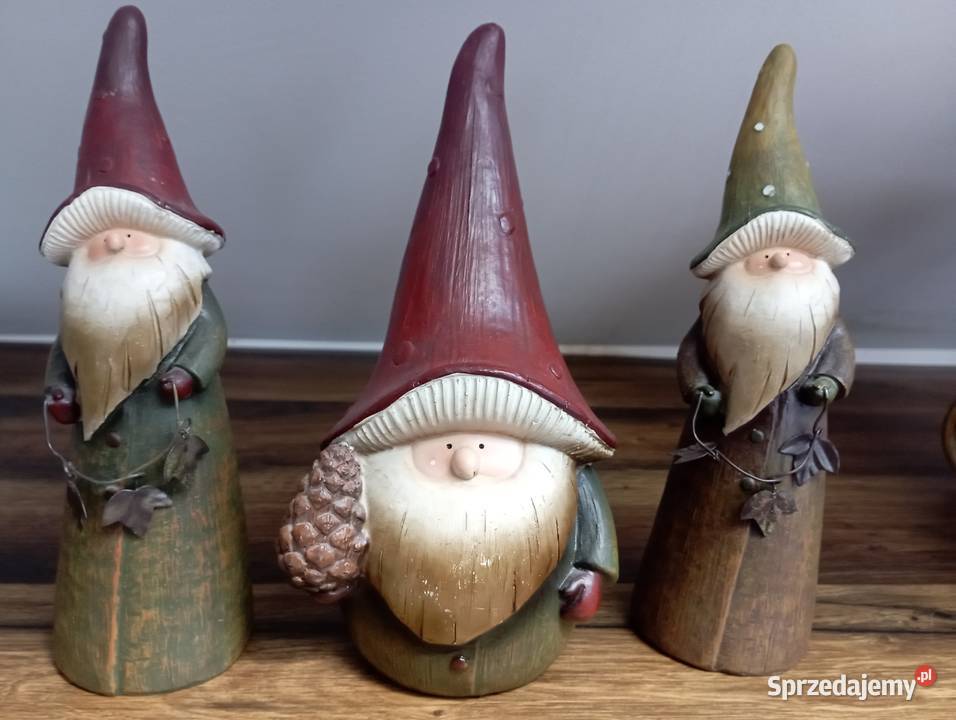 Figurka ceramiczna skrzat krasnal Zbylitowska Góra