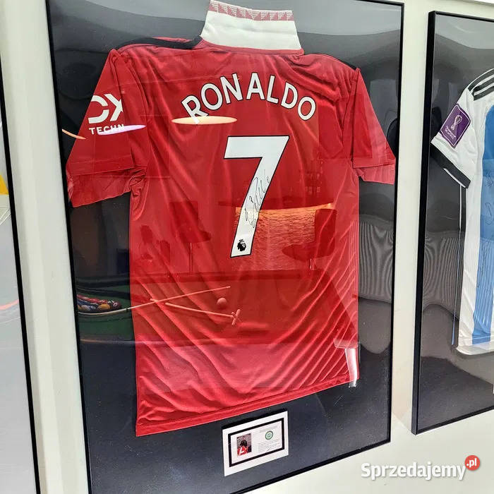 C Ronaldo koszulka z podpisem autograf rama Z kujawsko-pomorskie Tuchola