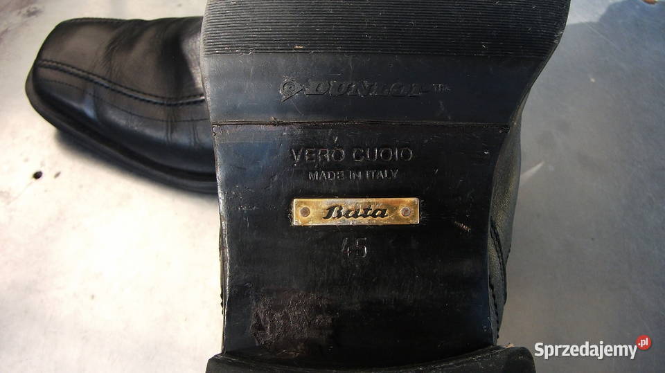 botki męskie czarne Bata 45 mazowieckie Skubianka sprzedam