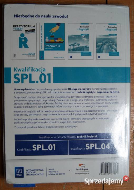 Obsługa magazynów Podręcznik do nauki zawodu sprzedam