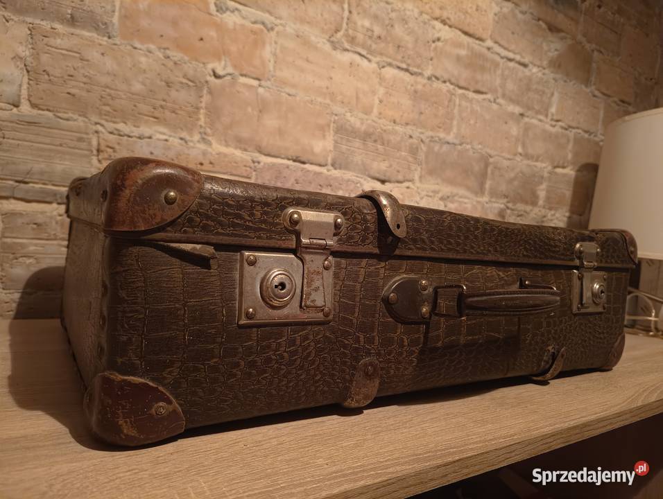 Stara walizka z czasów PRL VINTAGE oryginalny