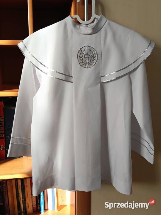 Alba komunijna chłopięca krótka z oblamówką Kielce