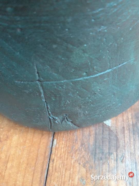 Tarakotowa glowa sygnowana małopolskie Gdów