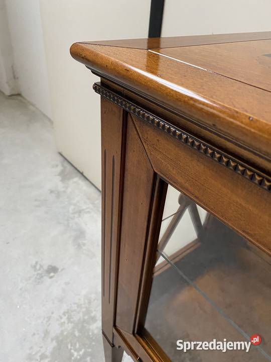 Klasyczna konsola szklana Selwa 13CS orzechowa Konsole Przemyśl