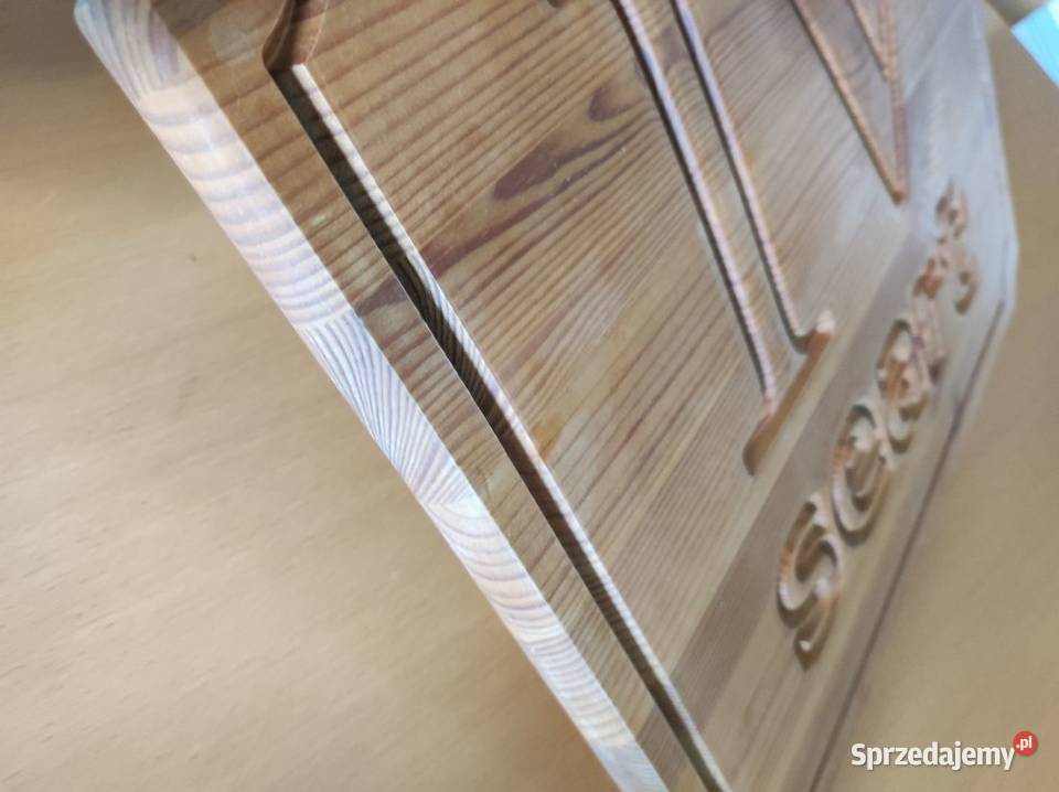 deska drewniana reklamowa barowa kuchenna do beżowy Kielce