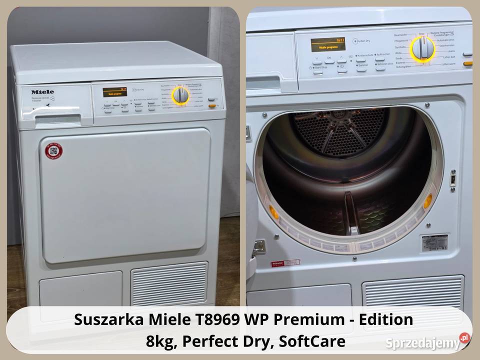 Suszarka z pompą ciepła Miele T8969WP Premium Wrocław sprzedam
