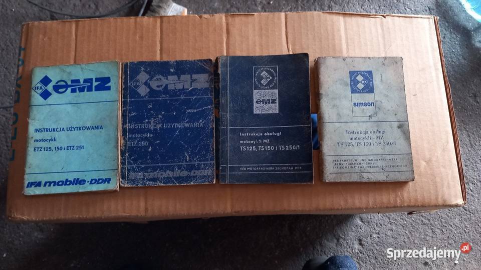 Instrukcja obsługi motocykl mz etz ts 125 150 podlaskie Białystok