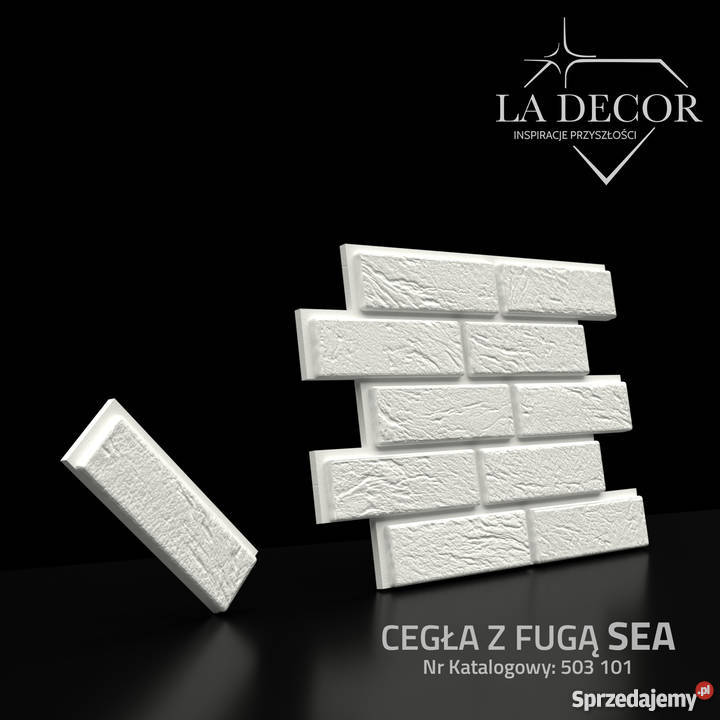 Kamień DEKORACYJNY PANELE ŚCIENNE 3DCEGŁA Z FUGĄ Warszawa