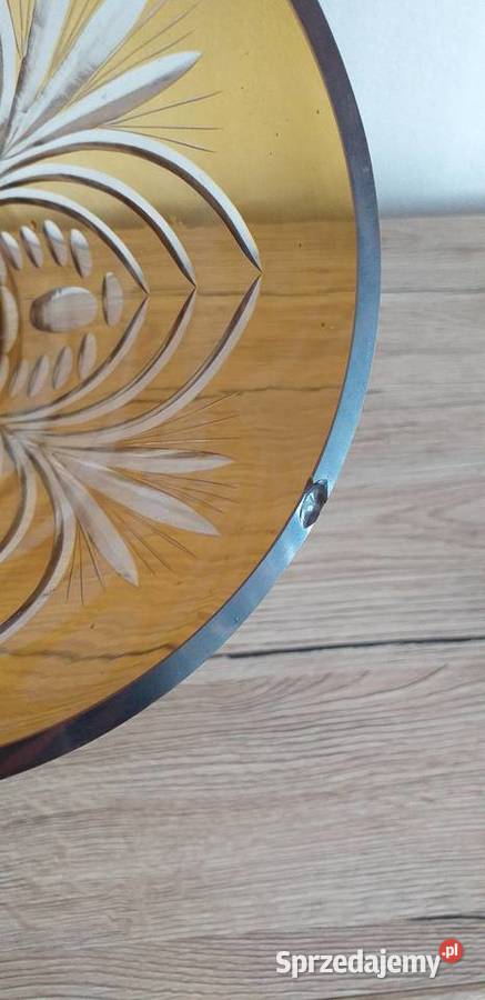 Kryształowy wazon prl Porcelana i szkło Przedbórz