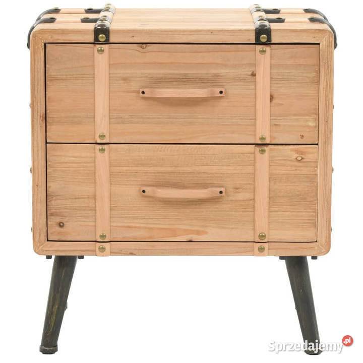 Szafka nocna lite drewno jodłowe 50 x 35 x 57 Nocne Warszawa