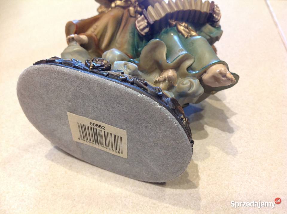 Piękna Figurka Grające Aniołki Dekoracja Wyposażenie wnętrz Nowa Sól