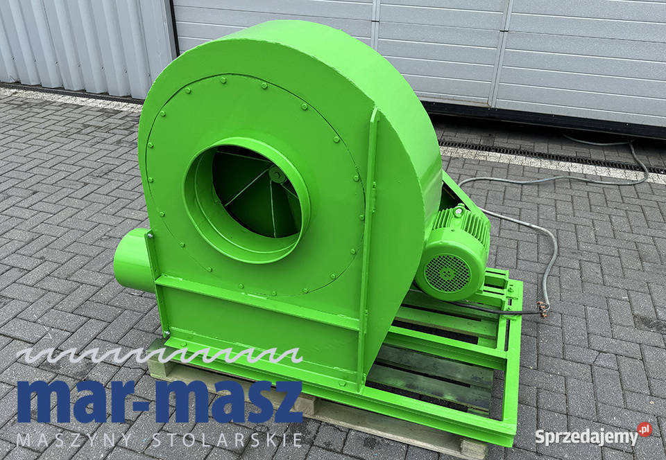 Wentylator TYWENT do odciągu trocin wyciąg 75kW Sierakowska Huta