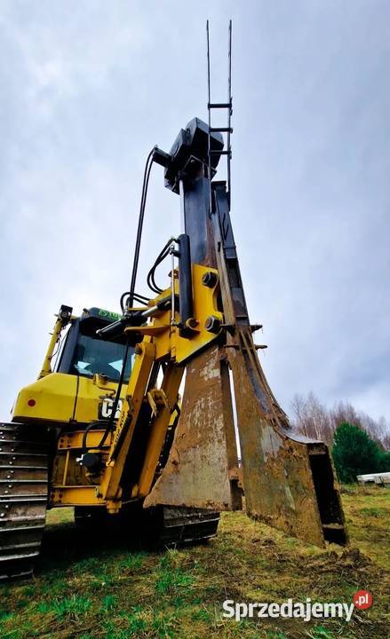Wynajem Pługoukładacza Goliat Spycharka CAT D6N Gołdap