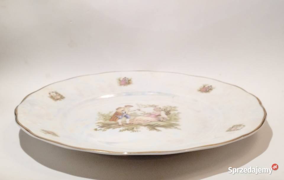 Duży talerz dekoracyjny Karolina Miłość