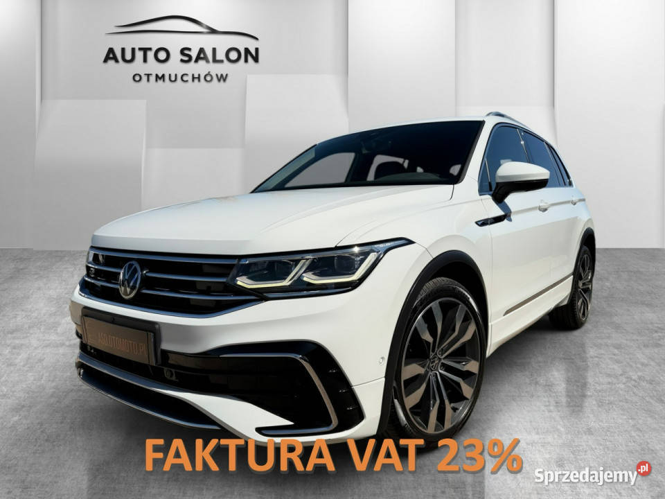 Volkswagen Tiguan RLINE SKÓRA panorama ACC blis relingi dachowe Otmuchów