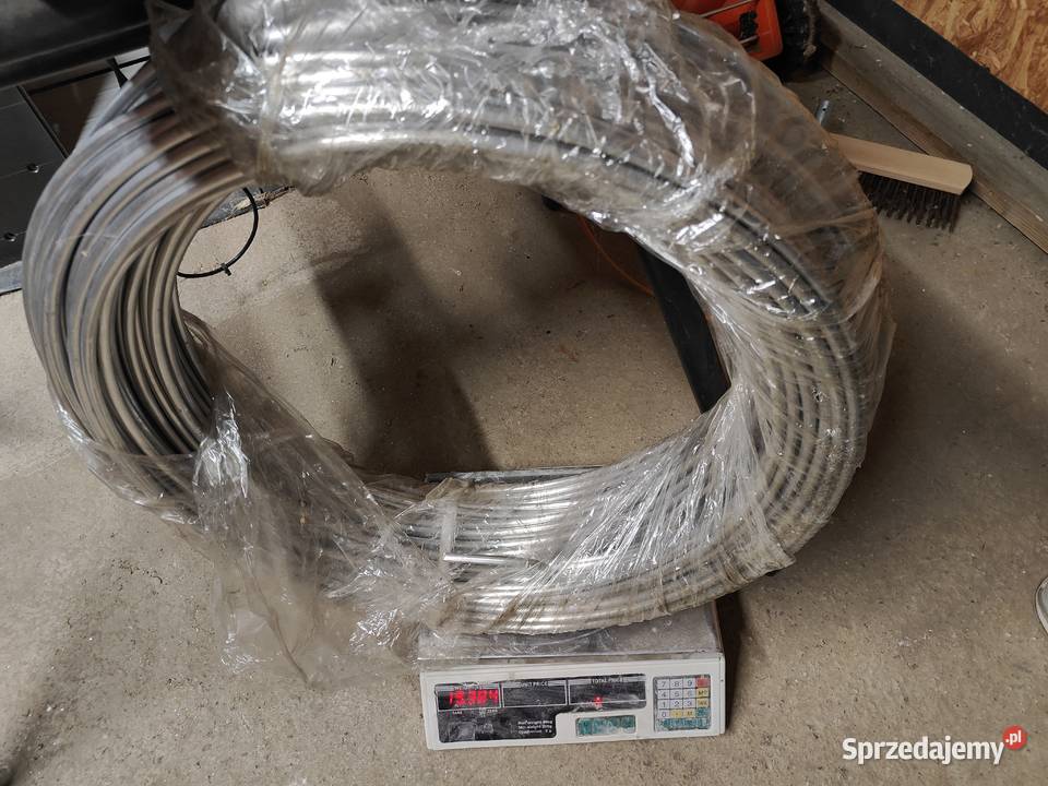 Drut aluminiowy odgromowy fi10 26 około 120 Tąpkowice