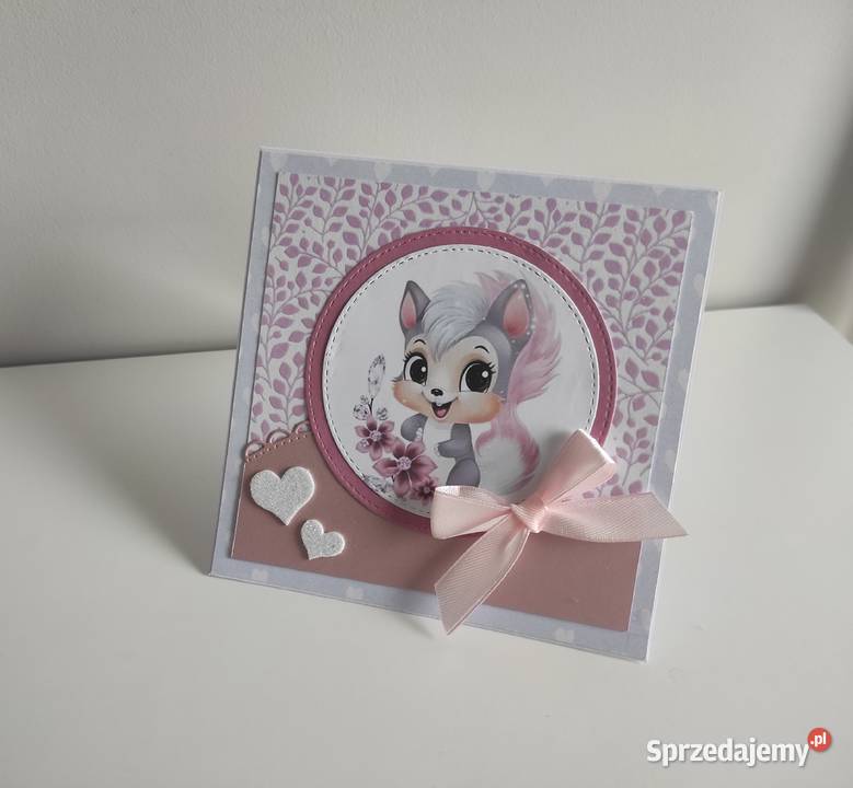 Kartka okolicznościowa ręcznie robiona na Łódź