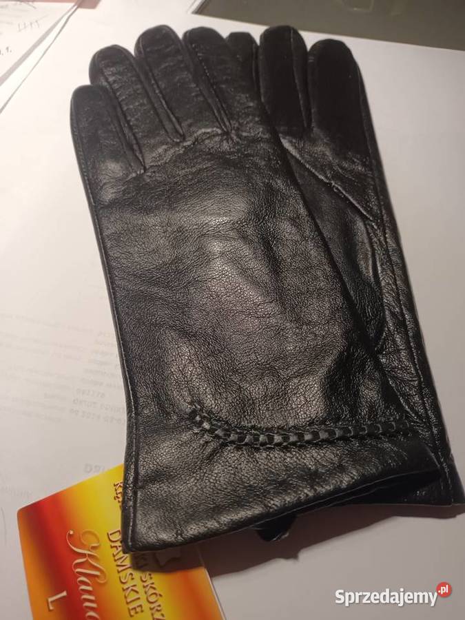 Rękawiczki skórzane damskienowe nie noszone Dla kobiet Dodatki Wrocław sprzedam