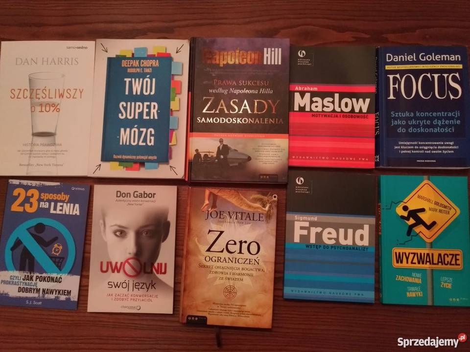 Pakiet 58 książek Rozwój osob Psychologia Kraków sprzedam