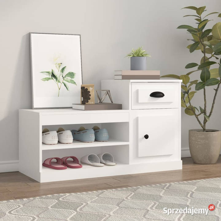 Szafka na buty biała 100x42x60 materiał Dom i Ogród Warszawa