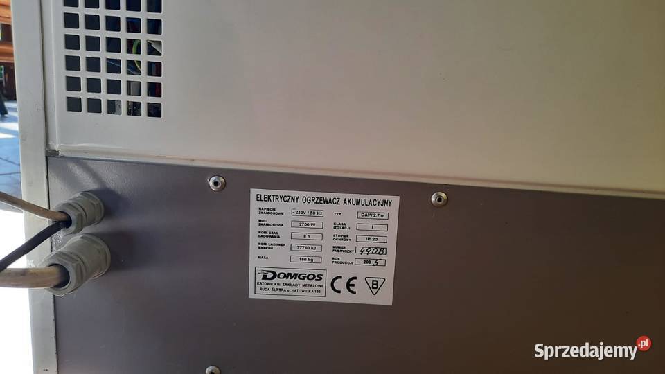 Piec akumulacyjny 18 27kW Łódź