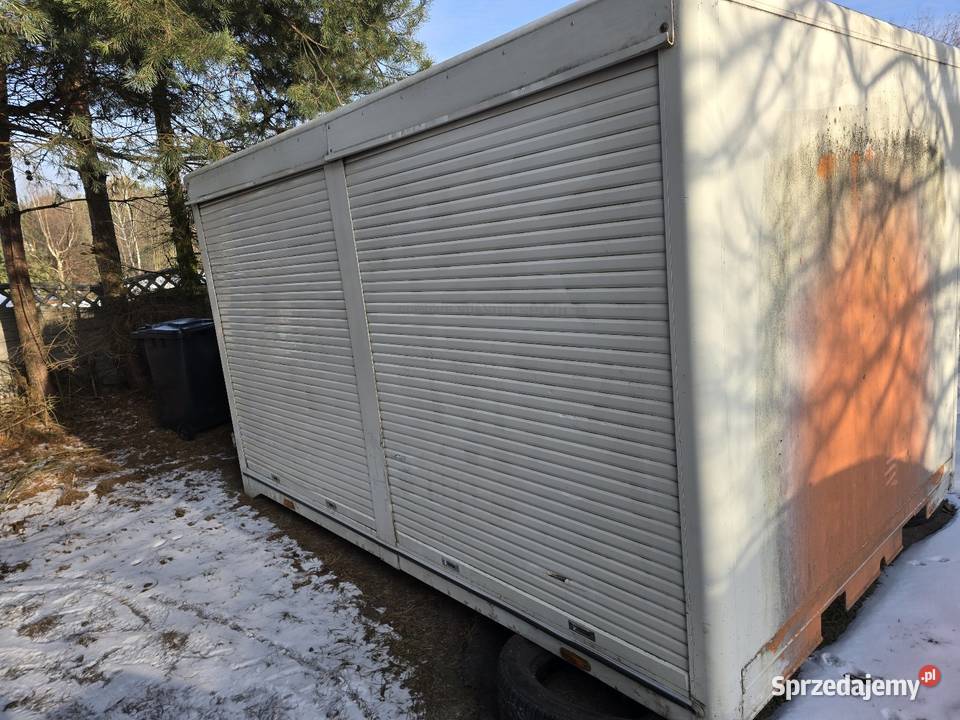 Kontener aluminiowy rolety drzwi tylne zabudowa Żytno