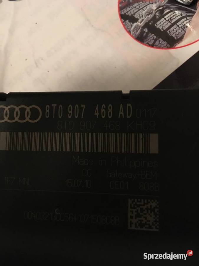 STEROWNIK GATEWAY AUDI A4 A5 8T0907468AD AUDI A4 Pozostałe Szczecin