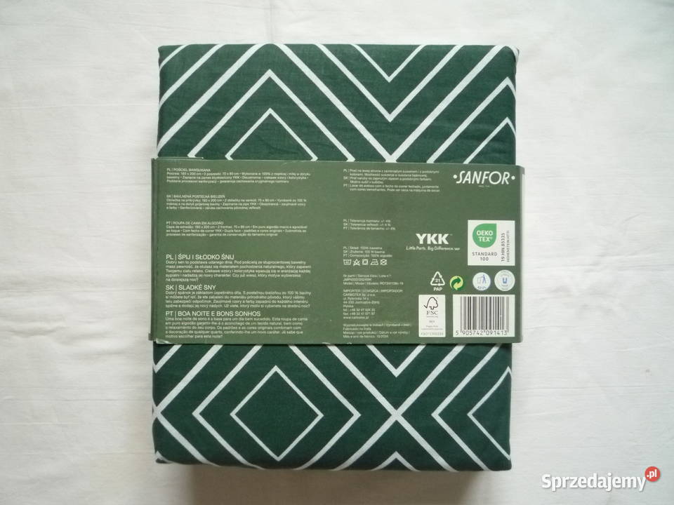 Smukee Nowa pościel bawełniana zielona 160x200 Szczecin
