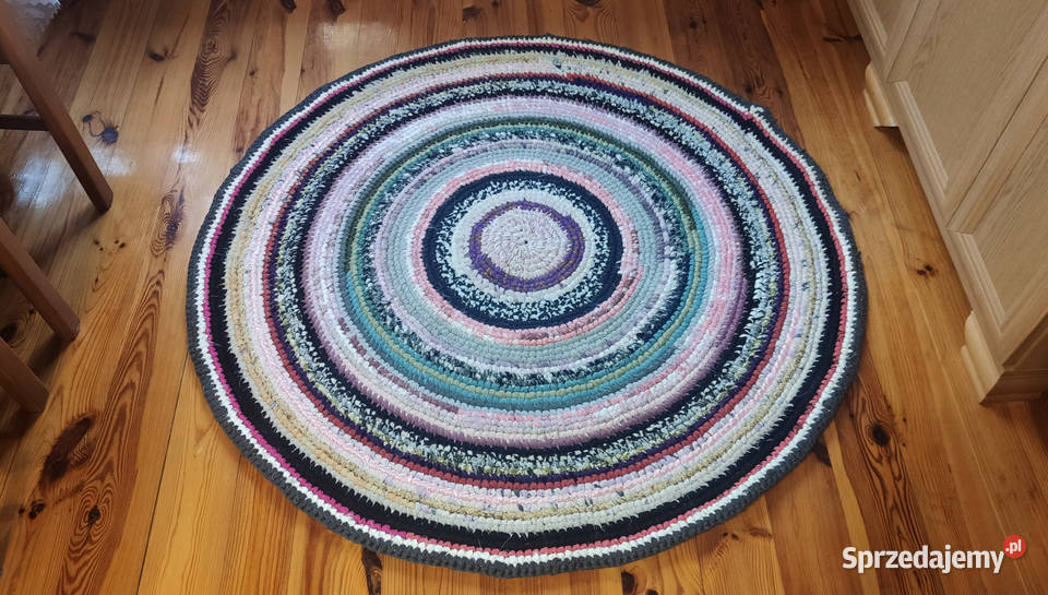 Chodnik dywanik 125 rękodzieło zero waste 125m Dywany