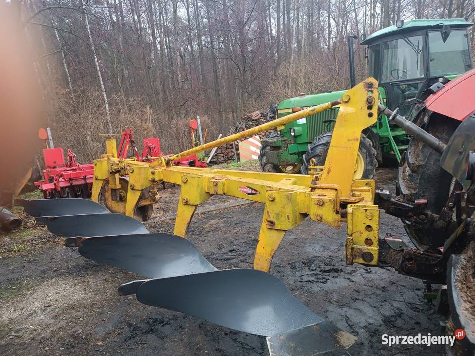 Pług zagonowy Rumptstad 4 skibi 40 łódzkie Brzeziny