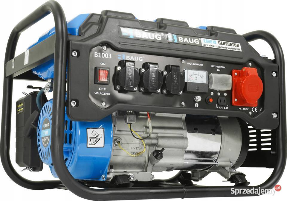 Agregata prądotwórczy 2800 W GENERATOR PRĄDU 7
