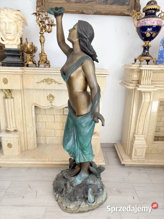 Kobieta z Muszlą Fontanna Ogrodowa Figura Rzeźba małopolskie sprzedam