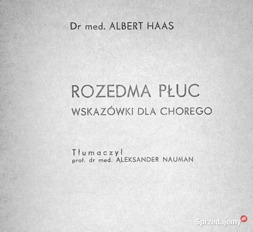 Rozedma płuc wskazówki chorego Alabert Haas Chełm
