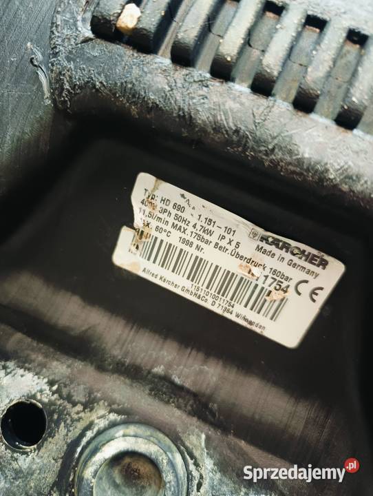 Myjka ciśnieniowa Karcher HD 690 Mosieżna pompa sprzedam