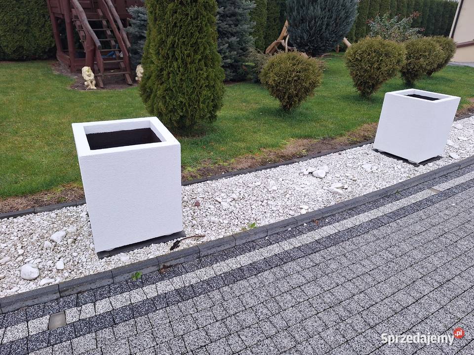 Termo donice ogrodowe tarasowe 50x50x60 Donica Kraszewice