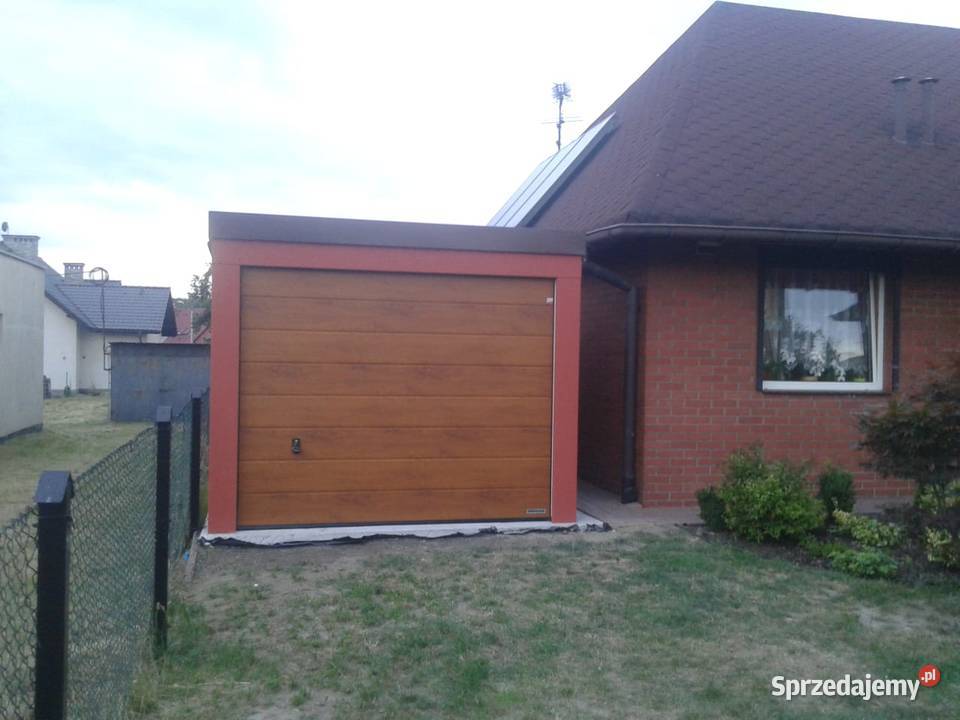 Garaż blaszany tynkowany na raty Kaczyce sprzedam