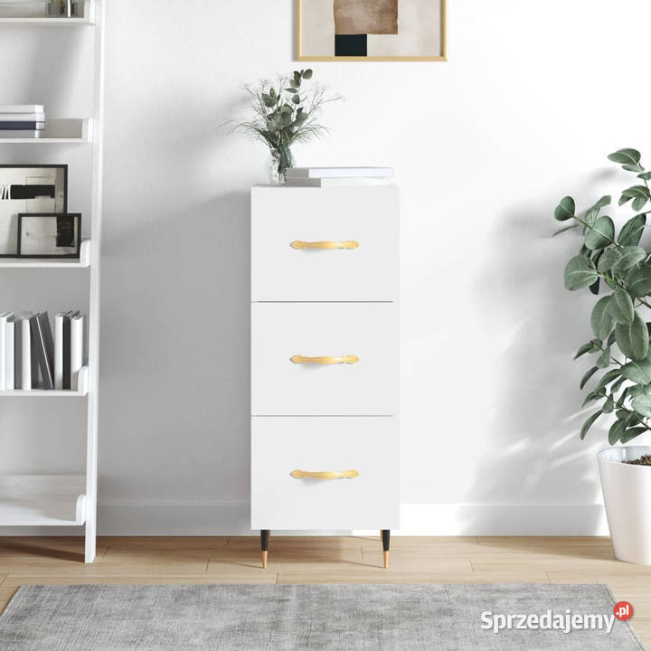 Szafka biała połysk 345x34x90 materiał Warszawa sprzedam
